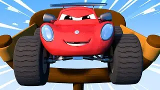 Monster Town - Dev Sapan! - Canavar Kamyonlar 🚓 🚒 &Ccedil;ocuklar i&ccedil;in &ccedil;izgi filmler