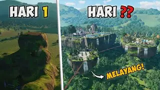 Gua Bangun Taman Hiburan Tapi 100% Di PULAU TERBANG - Planet Coaster 2