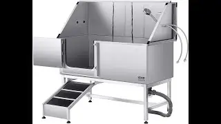 Review: VEVOR 62&rdquo; Stainless Steel Dog Washing Station: Professional Pet Grooming Tub