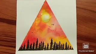 #short #shortvideo dream scenery painting // surreal fantasy moon abstract painting