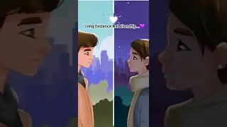 Long Distance Relationships are Hard.😱💜 #longdistancerelationship #love #life #trending #shorts #new