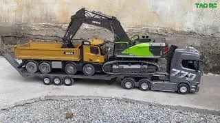 Huina Excavator RC, Huina Truck RC, Remote Controll Earthmoving Car For Road And Bridge Construction