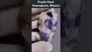 Fun Facts About Purple (Morado) Opal from Guanajuato, Mexico #science #minerals #crystals #gems