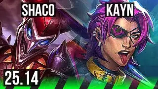 SHACO vs KAYN (JGL) | 5/0/7 | KR Diamond | 25.14