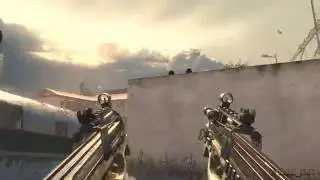 Modern Warfare 2: NappasRampage vs PICK_SIX. P90 Akimbo Hybrid. So Many Bullets.