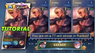 SAVAGE! TOP GLOBAL GUSION NEW META BUILD & EMBLEM TUTORIAL!! (MUST TRY!) - Mobile Legends