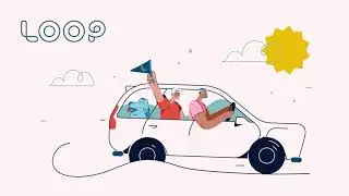Loop - Car insurance company Lottie animation