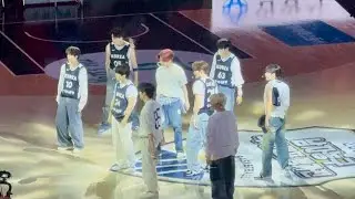 [2025 남자농구 국가대표 평가전] 제로베이스원 하프타임 축하공연 “슬램덩크”