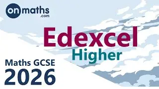 Maths GCSE 2026 Predicted Paper 1 Edexcel (Higher Paper 1) Non Calculator Exam 1MA1-1H