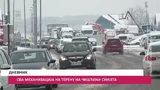 SVA MEHANIZACIJA NA TERENU NA ČIŠĆENJU SNIJEGA