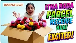 Itna Bada Parcel Receive Hua😳ll Small Business Owner #crochet #viral #trending #handmade 