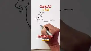 Magical Goat 🐐 Drawing For Kids#kids #kidsvideo #artforkids #artandcraft #shortsfeed