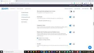Changing Zoom Account Settings