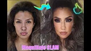 Maquillaje GLAM  elegante / Party PROM Makeup tutorial  | auroramakeup