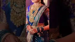 ✨&hearts;️New Trendy Party Wear Saree Design 2025 | ✨ Bridal hairstyle 😍#youtubeshorts #fashion#shorts