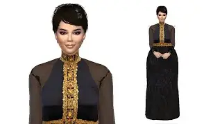 The Sims 4 : Kris Jenner The Met Gala 2018 / Full Pack Dowload (Vogue Sims)