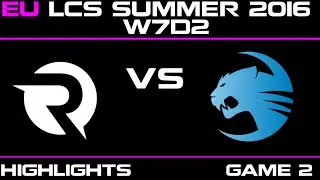 OG vs ROC highlights Game 2 EU LCS 2016 Summer W7D2 Origen vs Roccat
