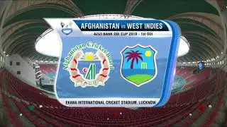 AFGHANISTAN vs west Indies 1st ODI 2019 Highlight