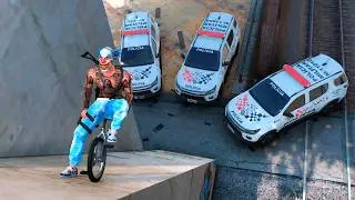 Fuga da POLICIA usando um MONOCICLO no GTA RP