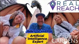 Dragon Attack at Bok Tower Gardens?! AI Fantasy Rescue in Lake Wales, Florida
