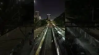 SUASANA MALAM STASIUN PAL MERAH JAKARTA #stasiunkrl #krl #stasiunpalmerah