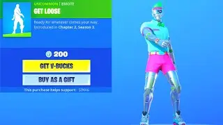 *NEW* GET LOOSE EMOTE..! (Item Shop) Fortnite Battle Royale