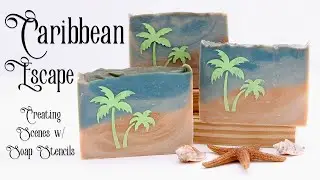 Caribbean Escape: Creating Scenes with Stencils