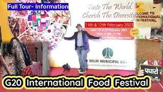 G20 Food Festival Delhi | Tickets, Timing, Full Tour | Talkatora Stadium Food Festival