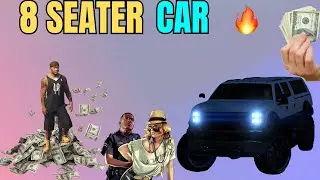 Grand Theft Auto V:Franklin got an eight-seater car and parked it in his garage