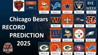 Chicago Bears 2025 Record Prediction