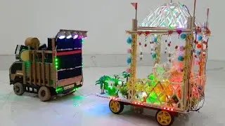 How to make DJ Truck | dj truck Loading | mini dj truck | ganesh puja visarjan | dj box | Tech Toyz