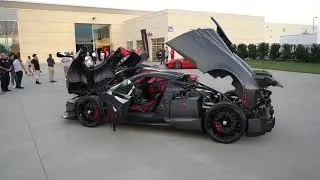Dallas Billionaire Tim Gillean's PAGANI Huayra Roadster BC - Interior + Engine Compartment
