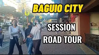 BAGUIO CITY : SESSION ROAD 4K VIRTUAL WALKING TOUR | DECEMBER 12, 2021