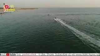 MANDVI BEACH I માંડવી બીચ I Drone View In  Beach I Kutch I The Blue-water of Gujarat I pushti click