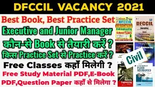 Dfccil Civil Best Book and Preparation Strategy | DFCCIL Executive Civil, Junior Manager Civil Books