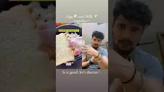 Egg🥚and Milk🥛 together?