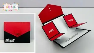 💌 How to make a paper envelope for photos - NGOC VANG HANDMADE 