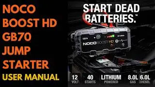 Features & Setup: NOCO Boost HD GB70 Car Battery Jump Starter User Guide