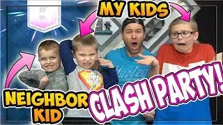 MY SON'S NEIGHBOR FRIEND PLAYS in the CLASH ROYALE Challenge JOIN US!