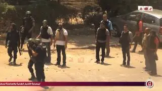 رصد | ضابط يطلق المعتصمين بالخرطوش في فض رابعة العدوية