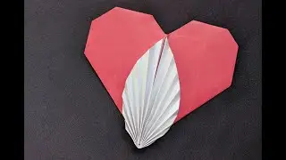 Оригинальное сердечко оригами | Paper origami heart | Valentine's Day craft