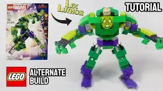 LEGO Lex Luthor&rsquo;s Warsuit Tutorial! - Using An Official LEGO Set | 76241