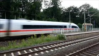 Bahnverkehr im Highspeedtempo in Frankfurt Zeppelinheim