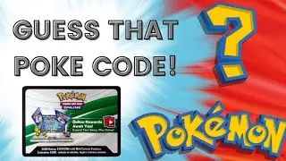GUESS THAT POKE CODE! (Win Free Pokemon Code Cards)