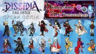 [DFFOO GLOBAL] Dimensions' End : Transcendence Tier 1 - 16 Solo List !!!