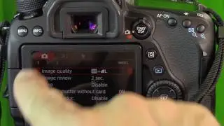 How To Format SD SanDisk card in Canon EOS 80D Camera Quick Start Guide