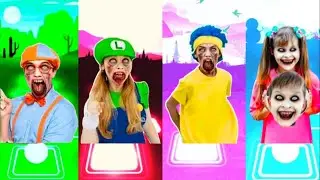 Зомби Блиппи 🆚 Зомби Настя 🆚 Зомби Миллиард 🆚 Зомби Рома и Диана Коффин Танцевальная команда Игра...