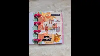 ASMR Aesthetic Journaling 🧡 Orange Theme #shorts #asmr #journal