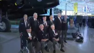 Lancaster bomber veterans reunite on Remembrance Day in Hamilton