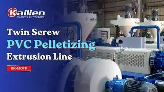 Twin Screw PVC Pelletizing Extrusion Line | Kailien